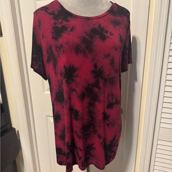 torrid Tops - Torrid, super soft knit, tie-dye T-shirt, size 1X